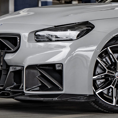 SOOQOO Front Lip SOOQOO V1 BMW M2 G87 Front Lip In Prepreg Carbon Fiber