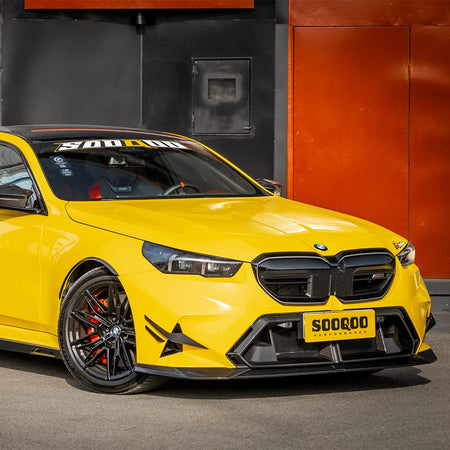 SOOQOO Front Lip SOOQOO V1 BMW M5 G90 Front Lip In Prepreg Carbon Fiber