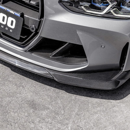 SOOQOO Front Lip SOOQOO V2 BMW G8x M3 M4 Front Lip In Prepreg Carbon Fiber
