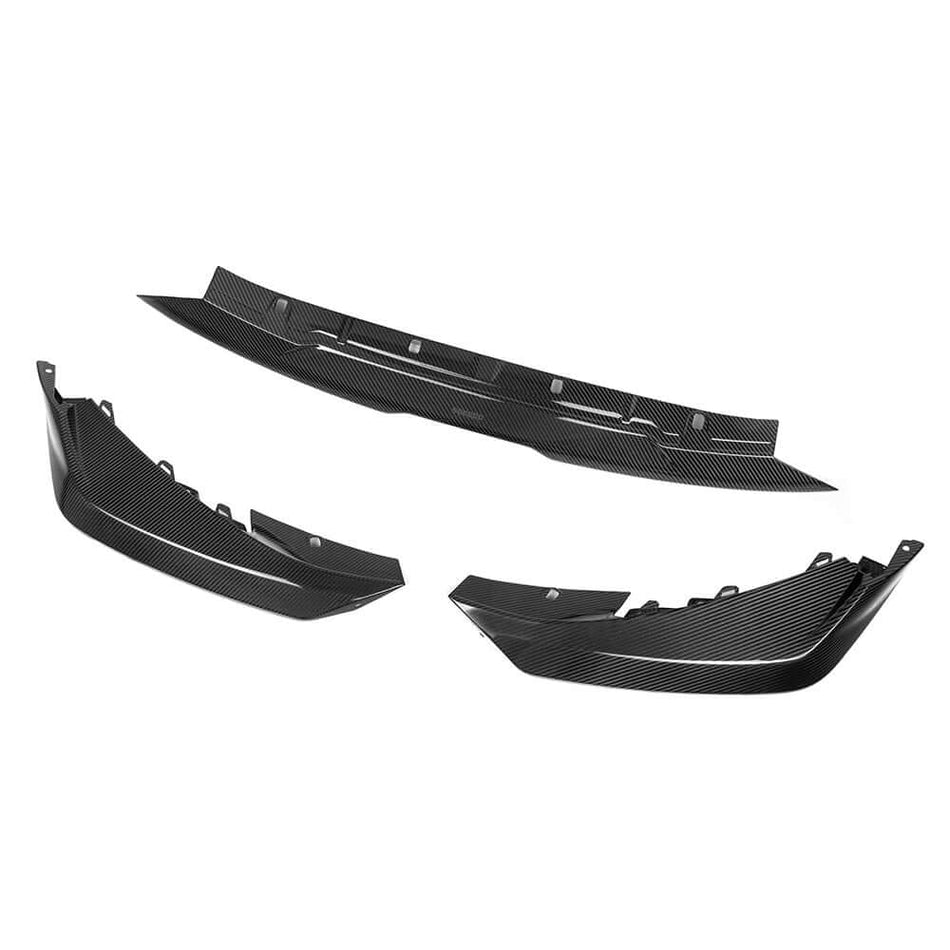 SOOQOO Front Lip SOOQOO V2 BMW G8x M3 M4 Front Lip In Prepreg Carbon Fiber