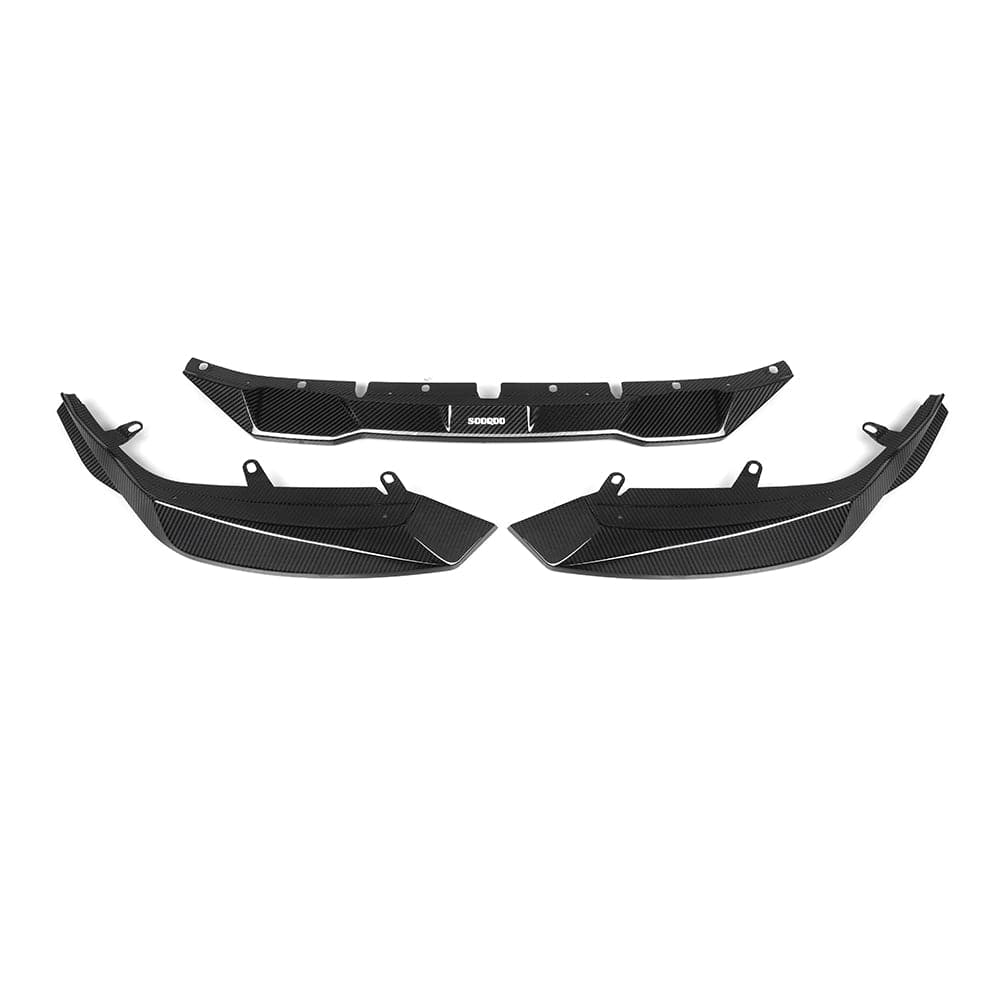 SOOQOO Front Lip SOOQOO V2 BMW M2 G87 Front Lip In Prepreg Carbon Fiber