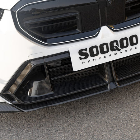 SOOQOO Front Lip SOOQOO V2 BMW M5 G90 Front Lip In Prepreg Carbon Fiber