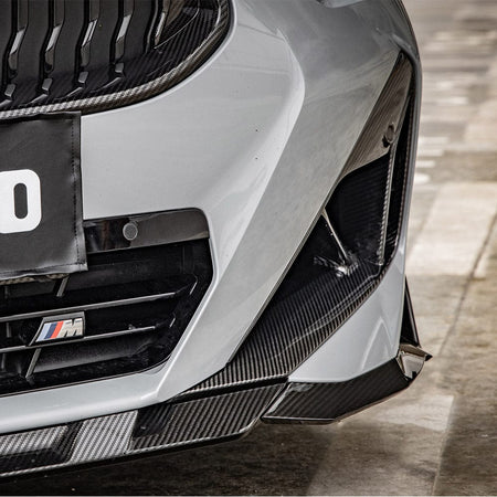 SOOQOO Front Splitter SOOQOO BMW 2 Series G42 Front Lip In Prepreg Carbon Fiber