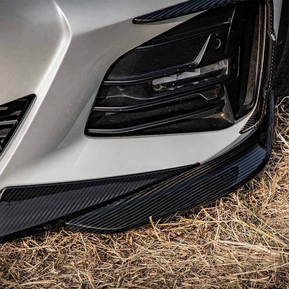 SOOQOO Front Splitter SOOQOO BMW 4 Series G22 Front Lip In Prepreg Carbon Fiber