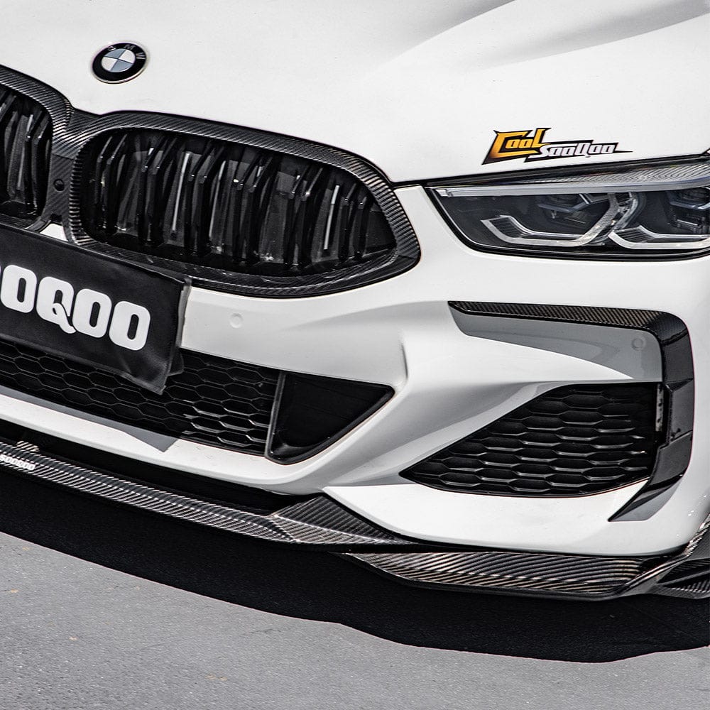 SOOQOO Front Splitter SOOQOO BMW 8 Series G16 Front Lip In Prepreg Carbon Fiber