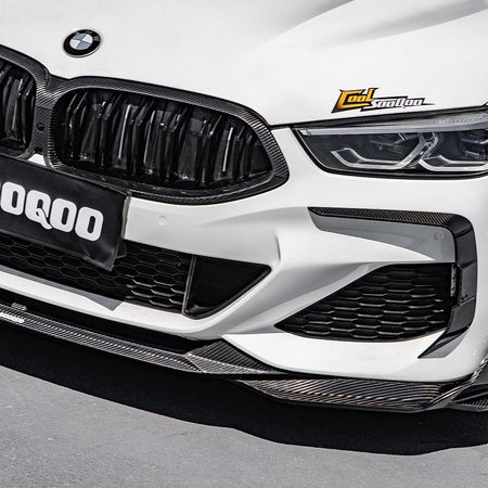 SOOQOO Front Splitter SOOQOO BMW 8 Series G16 Front Lip In Prepreg Carbon Fiber