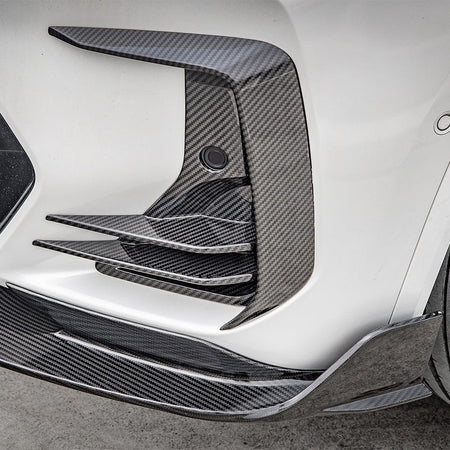 SOOQOO Front Splitter SOOQOO BMW iX3 G08 Front Lip In Prepreg Carbon Fiber