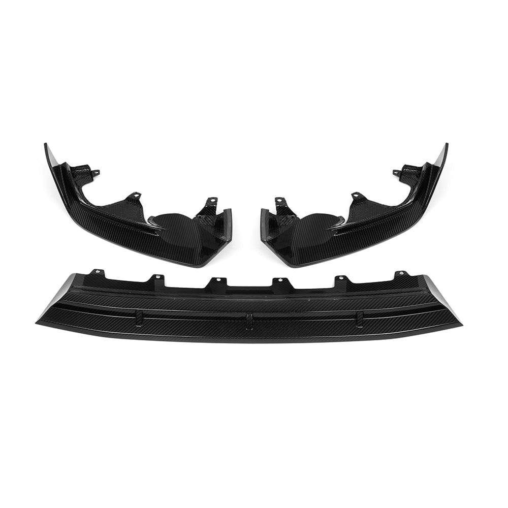 SOOQOO Front Splitter SOOQOO BMW iX3 G08 Front Lip In Prepreg Carbon Fiber