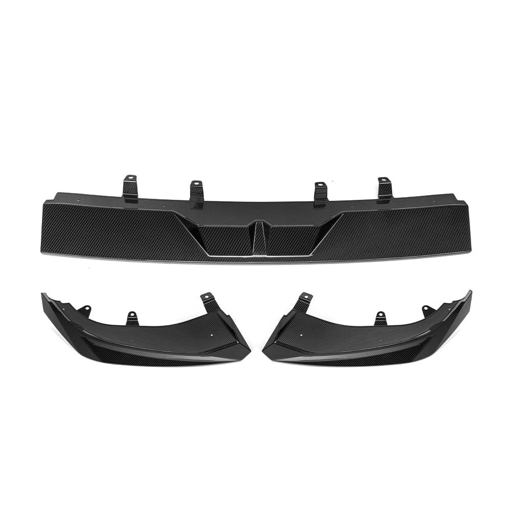 SOOQOO Front Splitter SOOQOO BMW X7 G07 LCI Front Lip In Gloss Carbon