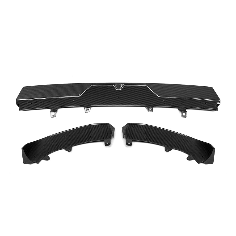 SOOQOO Front Splitter SOOQOO BMW X7 G07 LCI Front Lip In Gloss Carbon