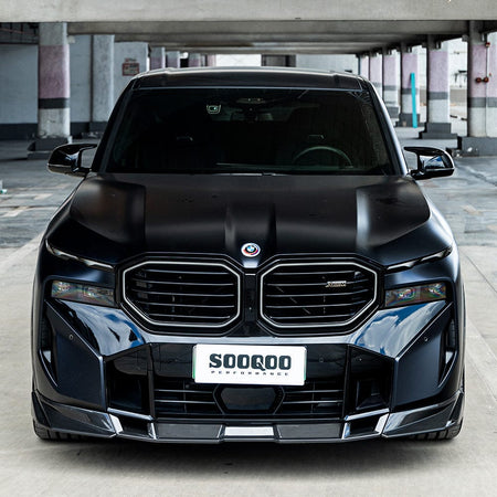SOOQOO Front Splitter SOOQOO BMW XM G09 Front Lip In Prepreg Carbon Fiber