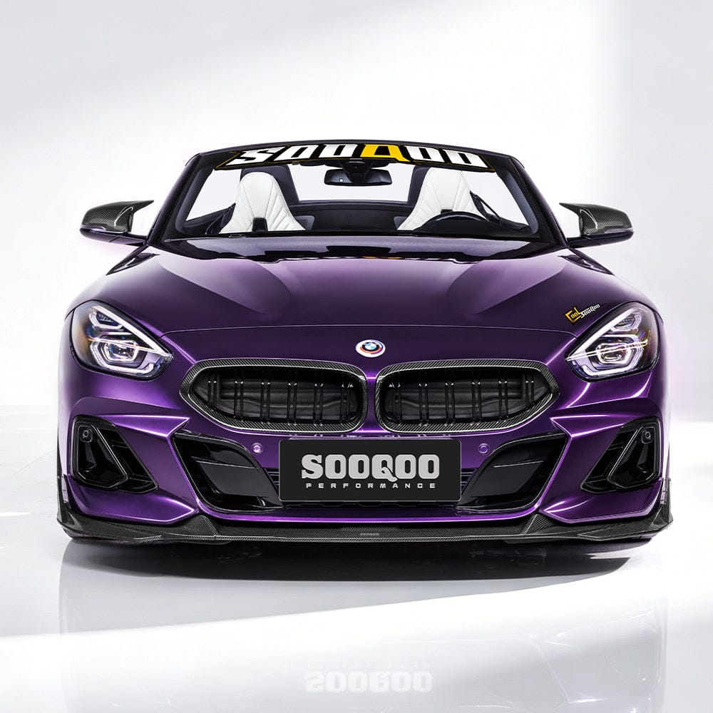 SOOQOO Front Splitter SOOQOO BMW Z4 G29 Front Lip In Prepreg Carbon Fiber