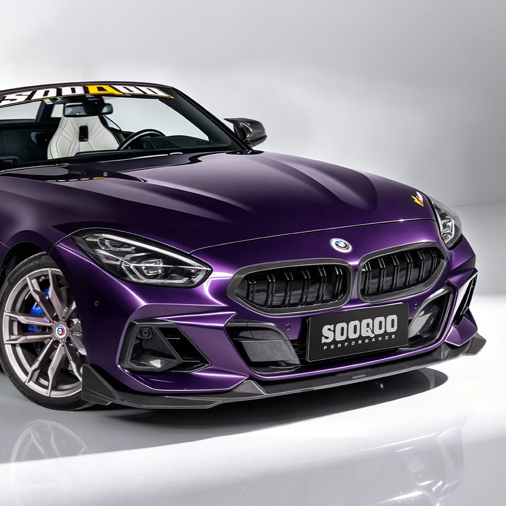 SOOQOO Front Splitter SOOQOO BMW Z4 G29 Front Lip In Prepreg Carbon Fiber