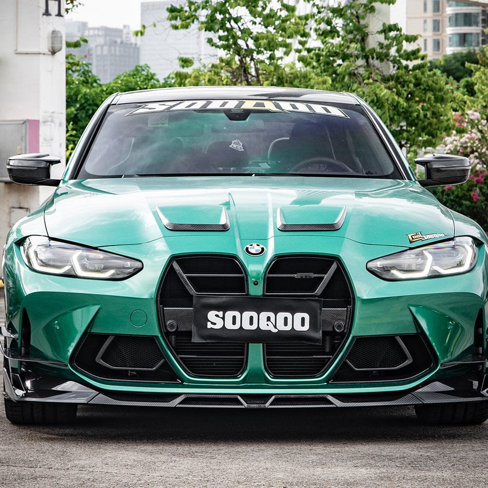 SOOQOO Grille SOOQOO V1 BMW M3 G80 M4 G82 Front Grille In Prepreg Carbon Fiber