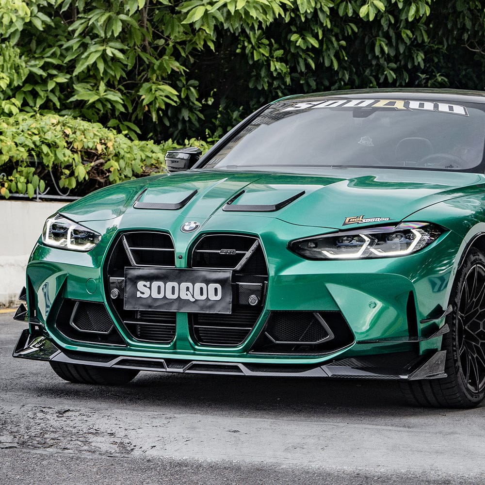 SOOQOO Grille SOOQOO V1 BMW M3 G80 M4 G82 Front Grille In Prepreg Carbon Fiber