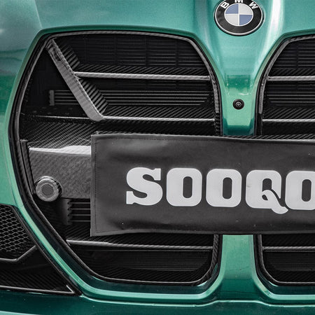 SOOQOO Grille SOOQOO V1 BMW M3 G80 M4 G82 Front Grille In Prepreg Carbon Fiber