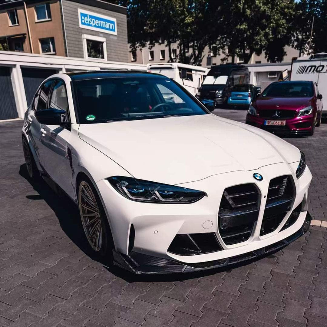 SOOQOO Grille SOOQOO V1 BMW M3 G80 M4 G82 Front Grille W/ACC In Prepreg Carbon Fiber