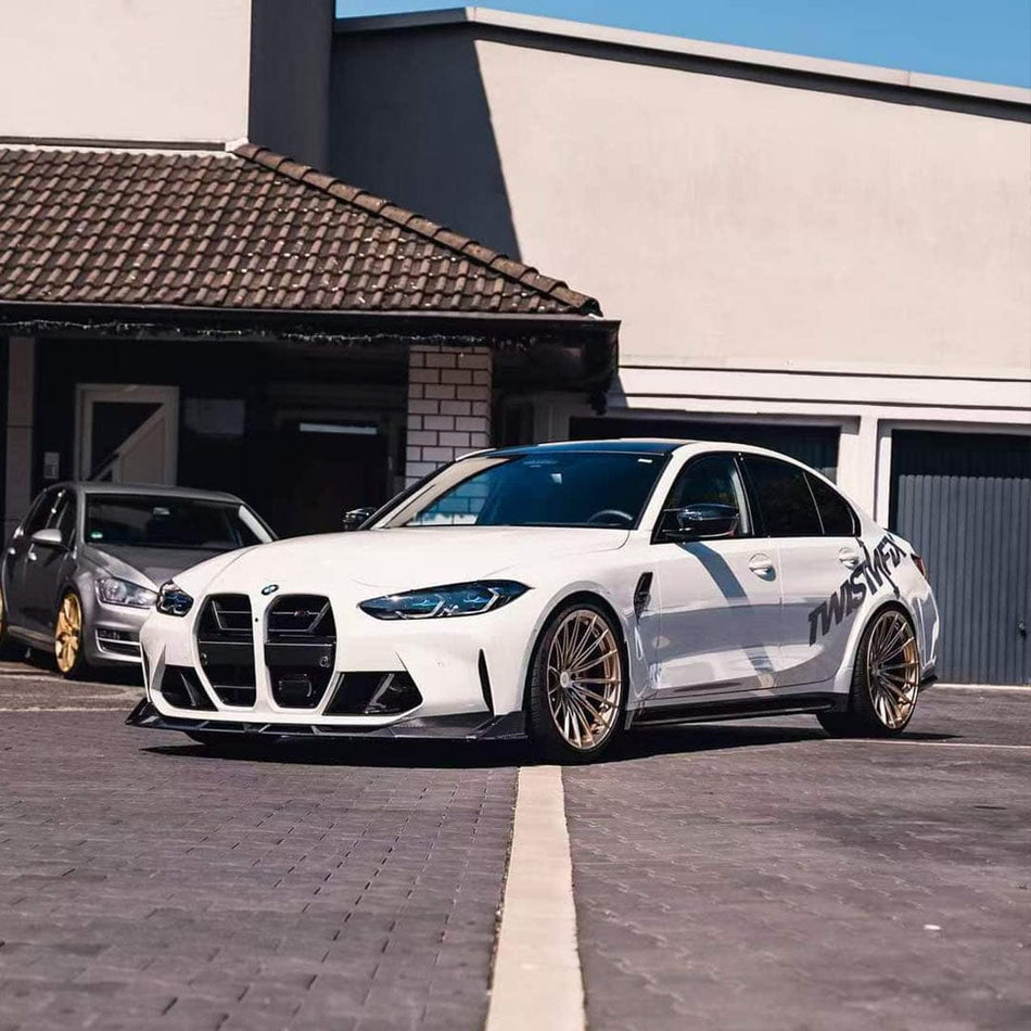 SOOQOO Grille SOOQOO V1 BMW M3 G80 M4 G82 Front Grille W/ACC In Prepreg Carbon Fiber