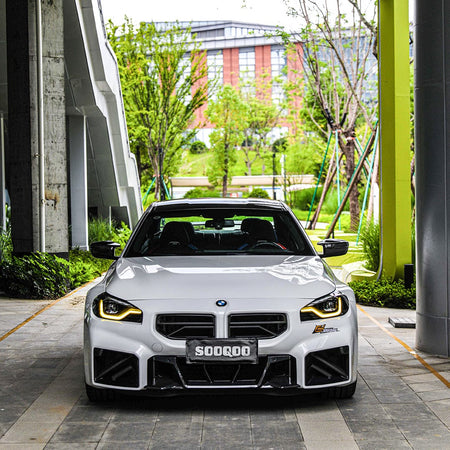 SOOQOO Grille SOOQOO V2 BMW M2 G87 Front Grille In Prepreg Carbon Fiber