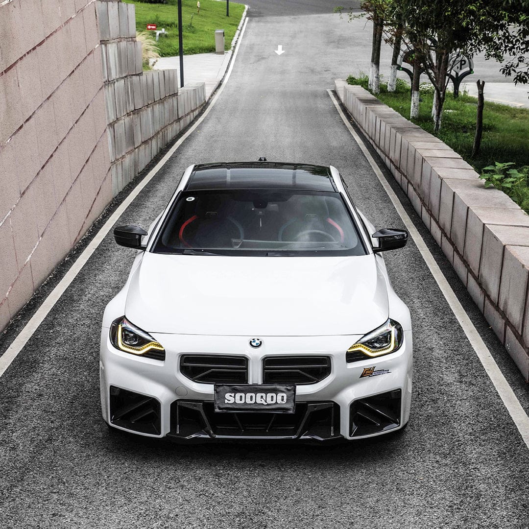 SOOQOO Grille SOOQOO V2 BMW M2 G87 Front Grille In Prepreg Carbon Fiber