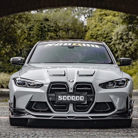 SOOQOO Grille SOOQOO V2 BMW M3 G80 M4 G82 Front Grille In Prepreg Carbon Fiber