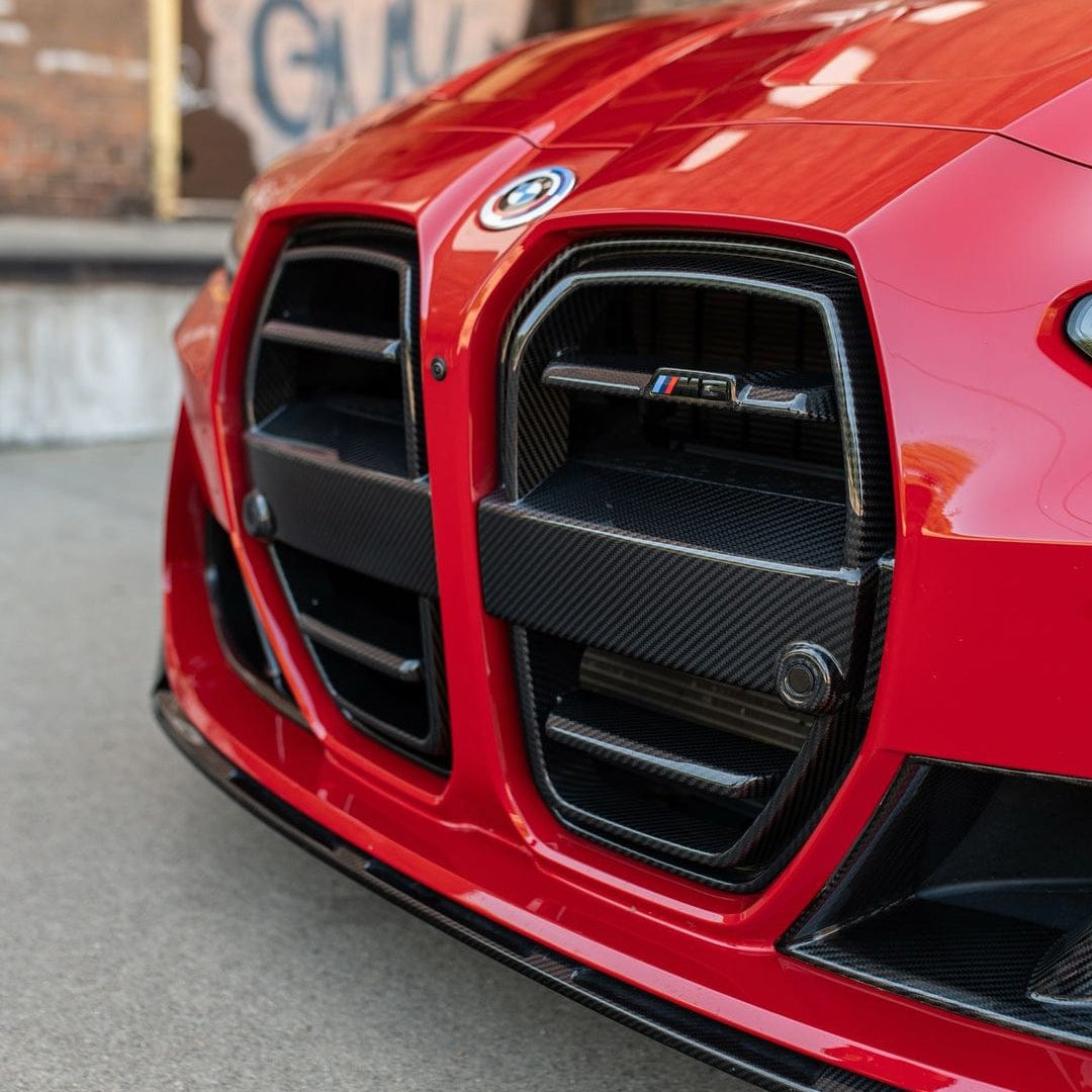 SOOQOO Grille SOOQOO V2 BMW M3 G80 M4 G82 Front Grille In Prepreg Carbon Fiber