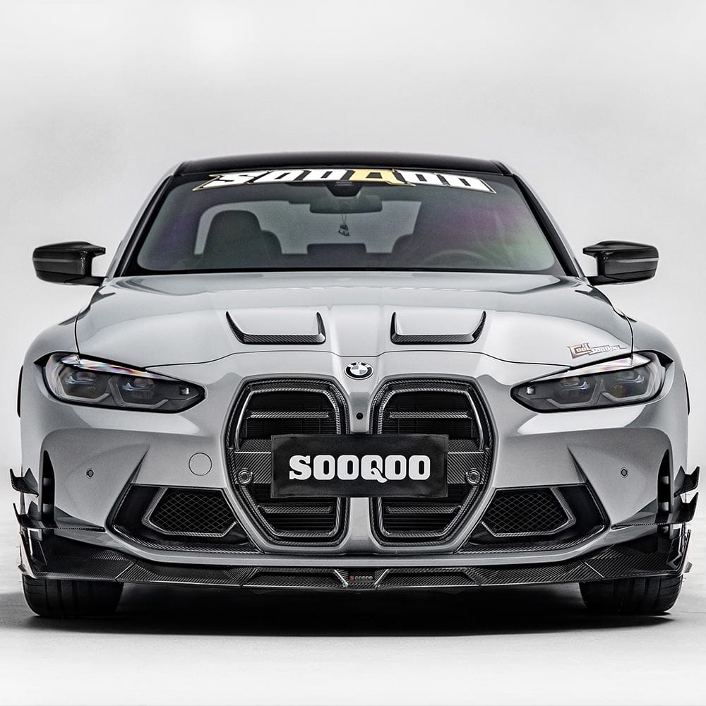 SOOQOO Grille SOOQOO V2 BMW M3 G80 M4 G82 Front Grille In Prepreg Carbon Fiber