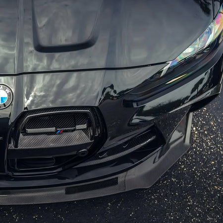 SOOQOO Grille SOOQOO V2 BMW M3 G80 M4 G82 Front Grille W/ACC In Prepreg Carbon Fiber