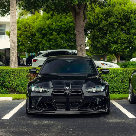 SOOQOO Grille SOOQOO V2 BMW M3 G80 M4 G82 Front Grille W/ACC In Prepreg Carbon Fiber