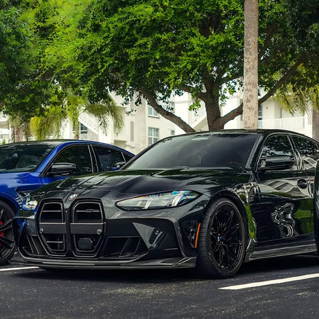 SOOQOO Grille SOOQOO V2 BMW M3 G80 M4 G82 Front Grille W/ACC In Prepreg Carbon Fiber