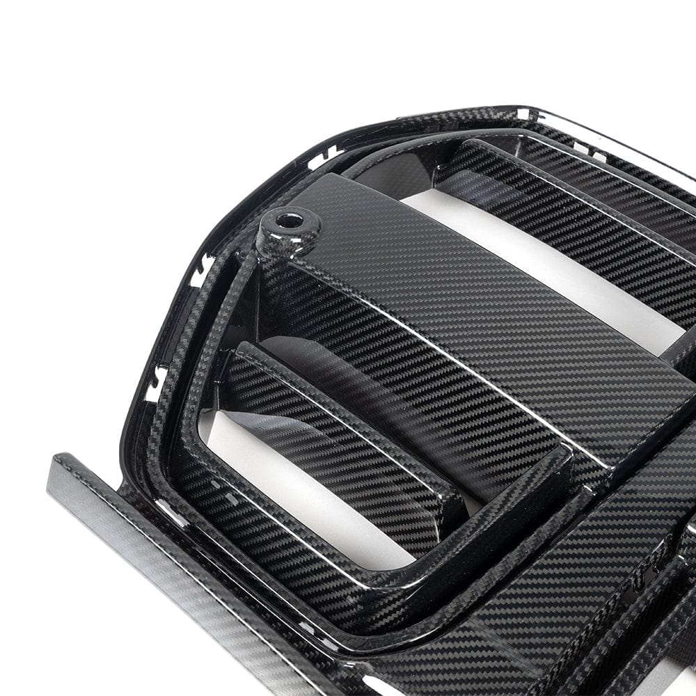 SOOQOO Grille SOOQOO V2 BMW M3 G80 M4 G82 Front Grille W/ACC In Prepreg Carbon Fiber