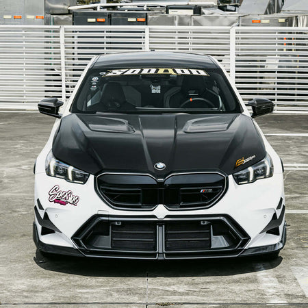 SOOQOO Hood SOOQOO BMW M5 G90 Vented Hood In Prepreg Carbon Fiber