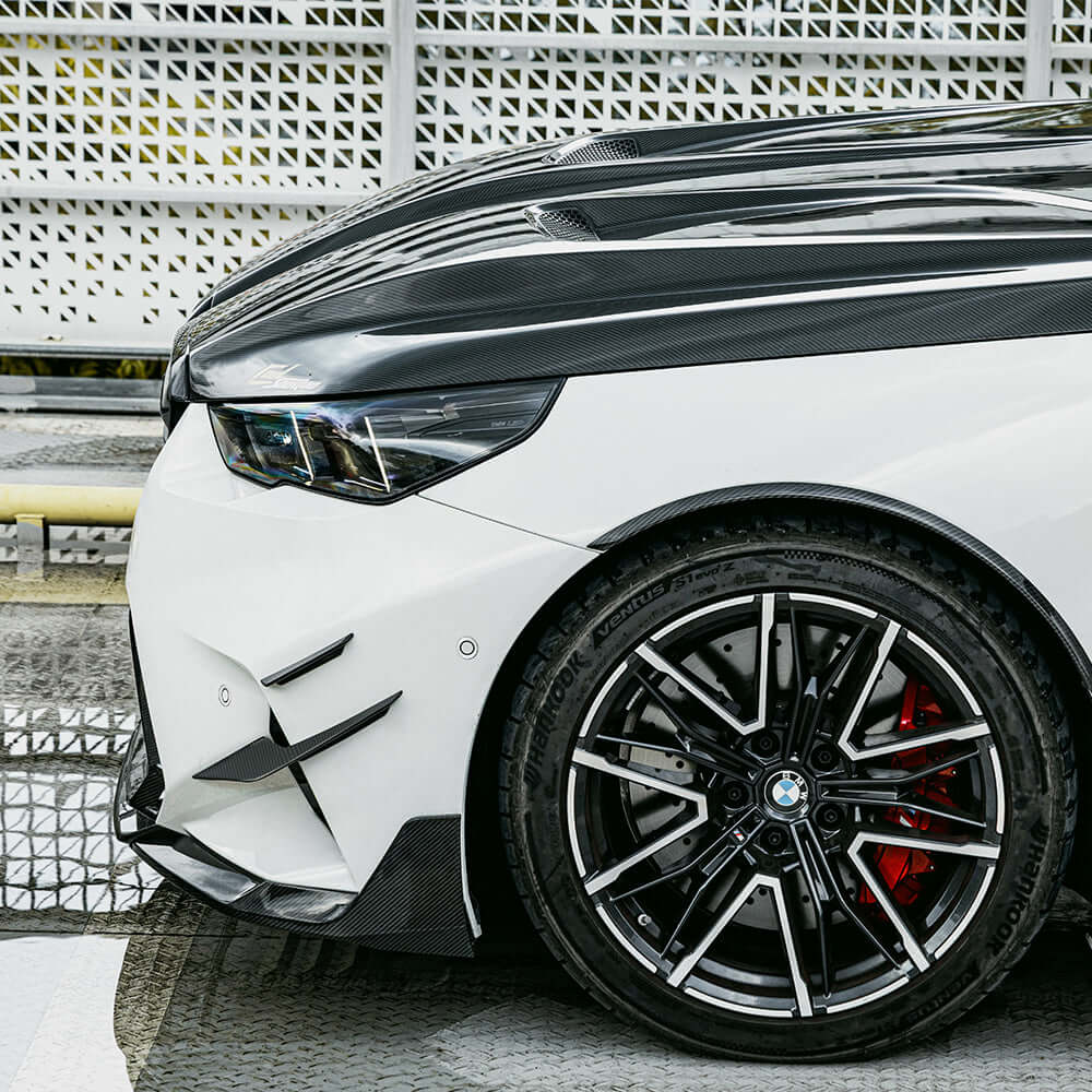 SOOQOO Hood SOOQOO BMW M5 G90 Vented Hood In Prepreg Carbon Fiber