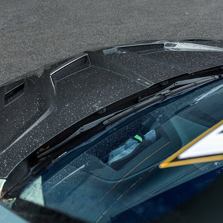 SOOQOO Hood SOOQOO BMW X5M F95 Vented Hood In Gloss Carbon