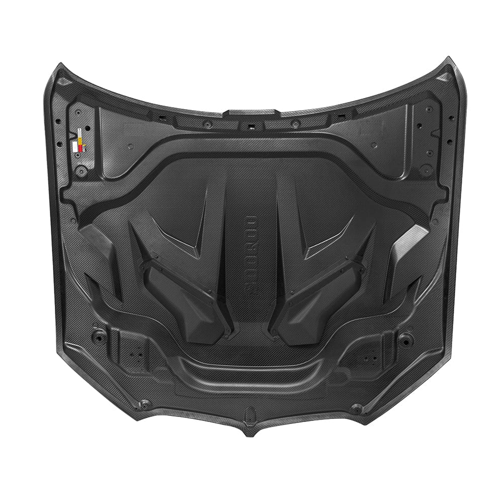 SOOQOO Hood SOOQOO BMW X5M F95 Vented Hood In Gloss Carbon