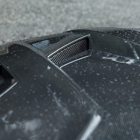 SOOQOO Hood SOOQOO BMW X5M F95 Vented Hood In Gloss Carbon