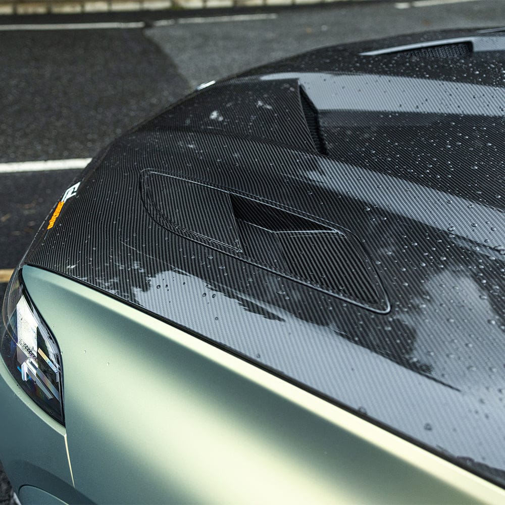 SOOQOO Hood SOOQOO BMW X5M F95 Vented Hood In Gloss Carbon