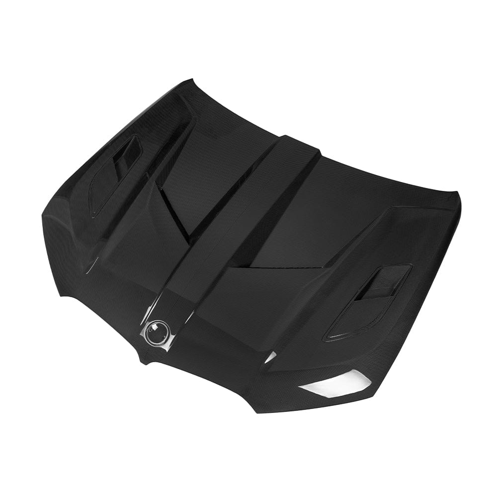 SOOQOO Hood SOOQOO BMW X5M F95 Vented Hood In Gloss Carbon