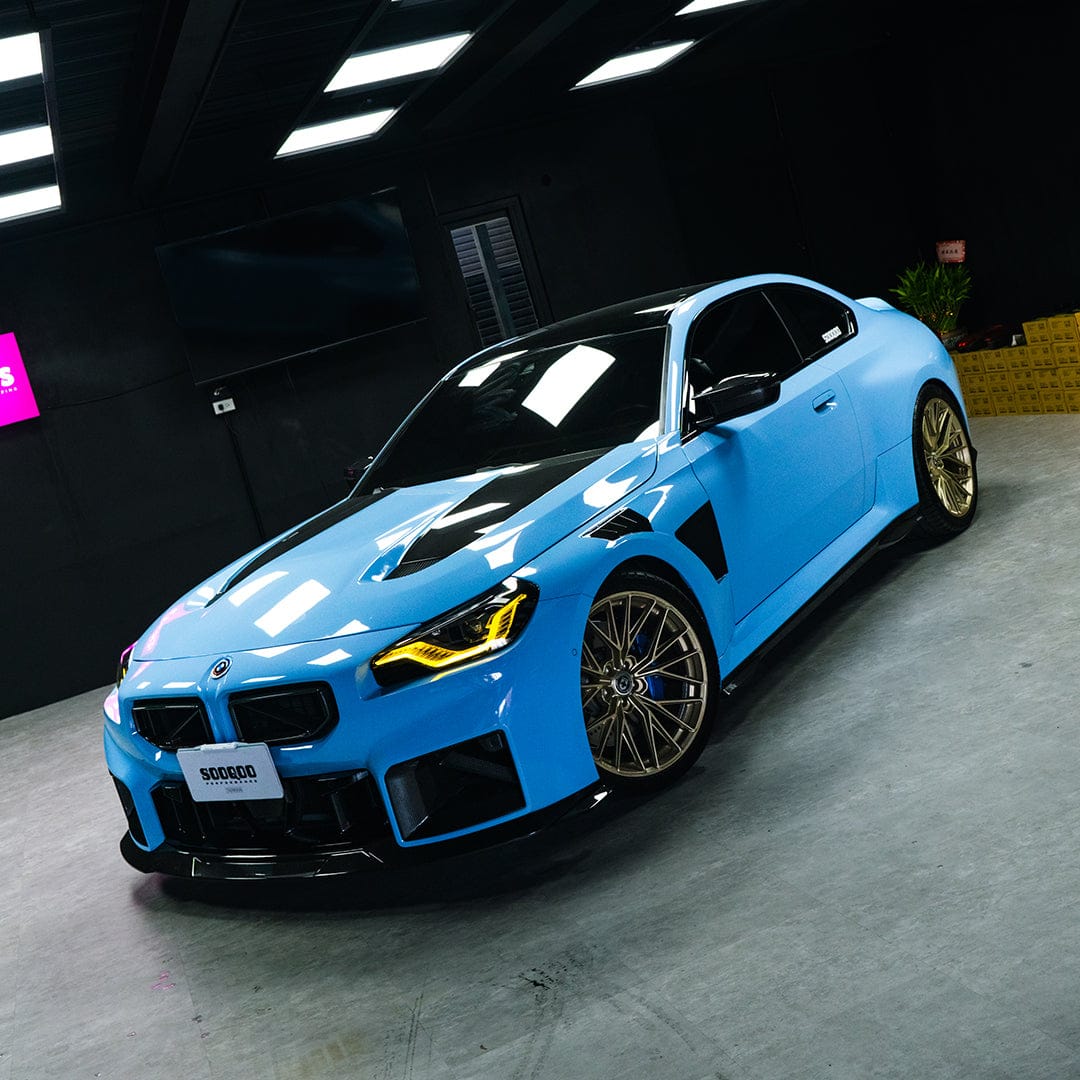 SOOQOO Hood SOOQOO V2 BMW M2 G87 Vented Hood In White Primer Finish