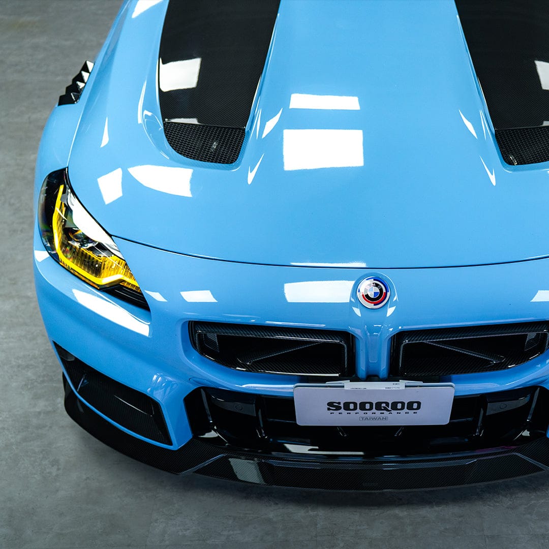 SOOQOO Hood SOOQOO V2 BMW M2 G87 Vented Hood In White Primer Finish