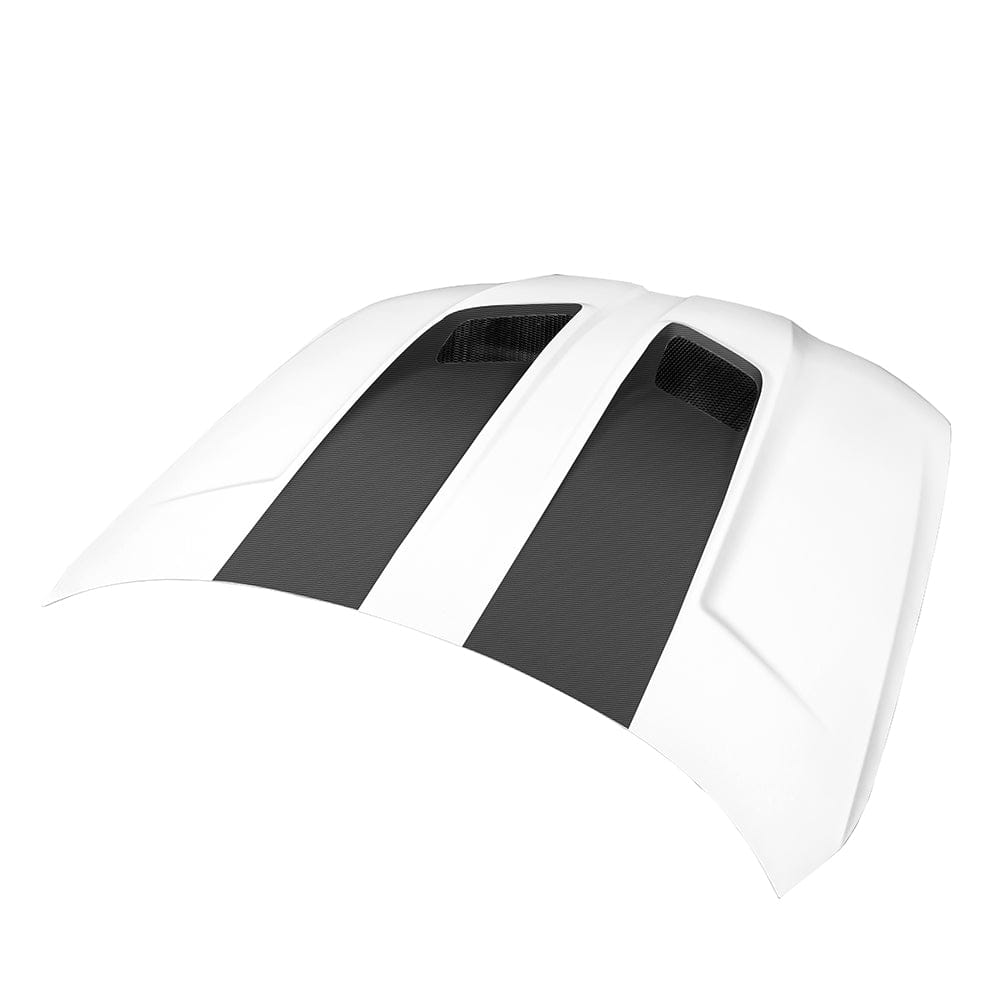 SOOQOO Hood SOOQOO V2 BMW M3 G80 M4 G82 Vented Hood in White Primer Finish