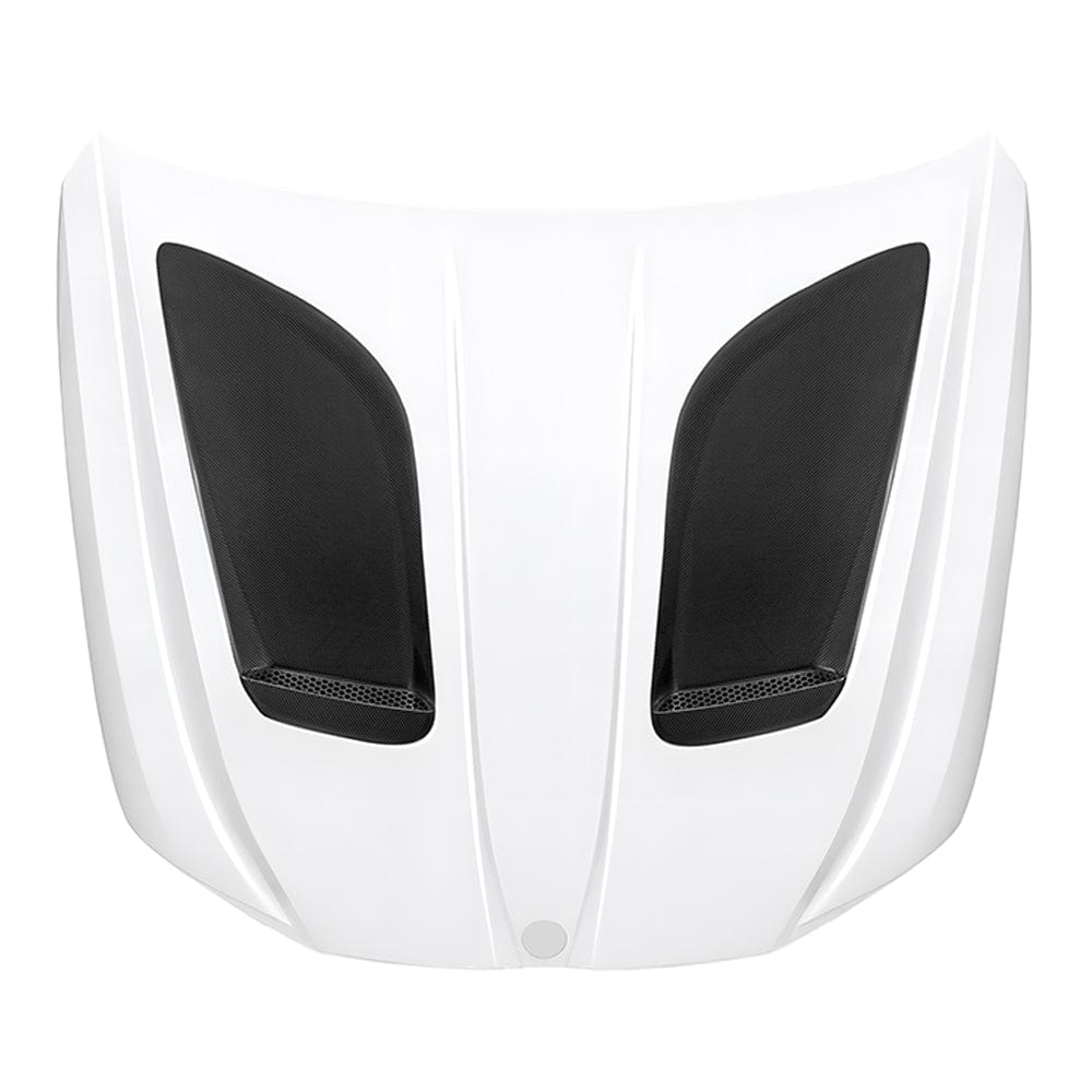 SOOQOO Hood SOOQOO V2 BMW M5 G90 Vented Hood In Primer Finish Carbon