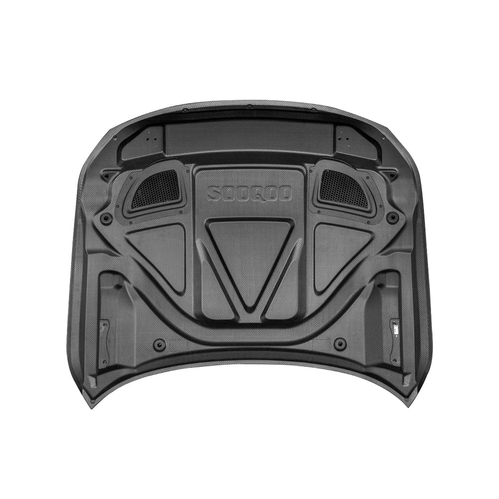 SOOQOO Hood SOOQOO V3 BMW M2 G87 Vented Hood In White Primer Finish