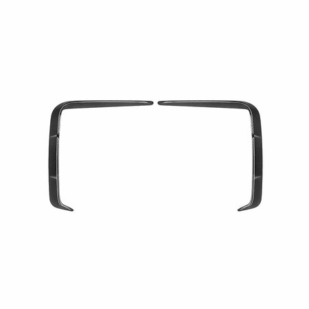 SOOQOO Interior SOOQOO BMW 4 Series G22 Front Bumper Inserts In Prepreg Carbon Fiber
