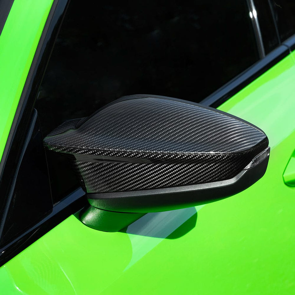 SOOQOO Mirror Caps SOOQOO AUDI RS3 8Y Mirror Caps In Prepreg Carbon Fiber