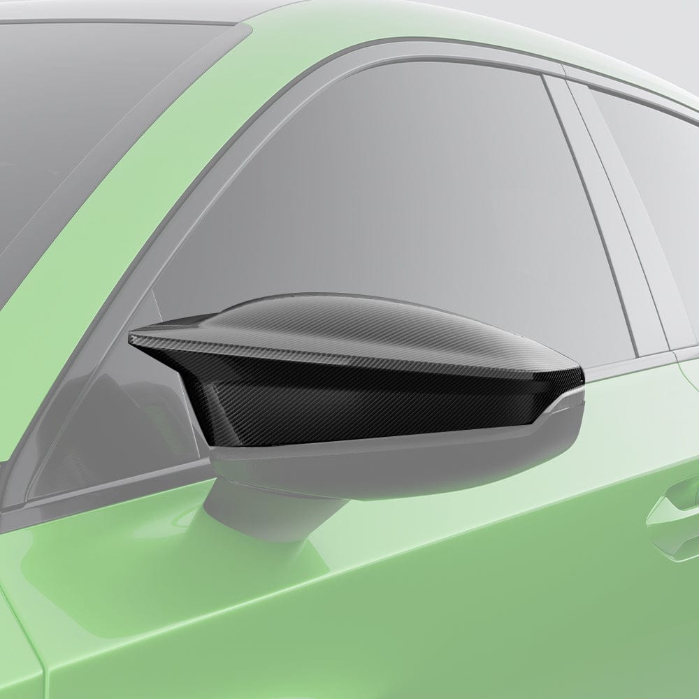 SOOQOO Mirror Caps without-lane-assist SOOQOO AUDI RS3 8Y Mirror Caps In Prepreg Carbon Fiber