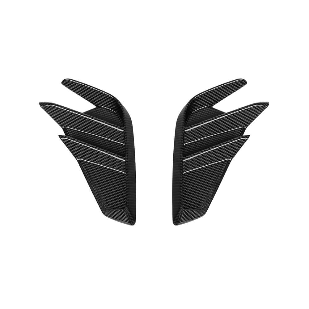 SOOQOO Misc. Exterior SOOQOO AUDI RS3 8Y Rear Bumper Inserts In Prepreg Carbon Fiber