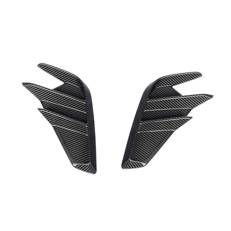SOOQOO Misc. Exterior SOOQOO AUDI RS3 8Y Rear Bumper Inserts In Prepreg Carbon Fiber
