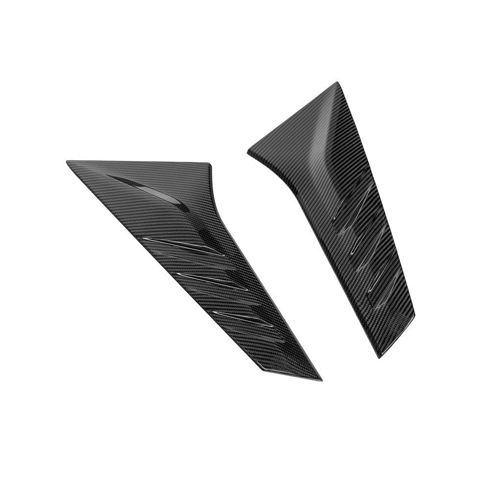SOOQOO Misc. Exterior SOOQOO AUDI RS3 8Y Rear Window Fins In Prepreg Carbon Fiber