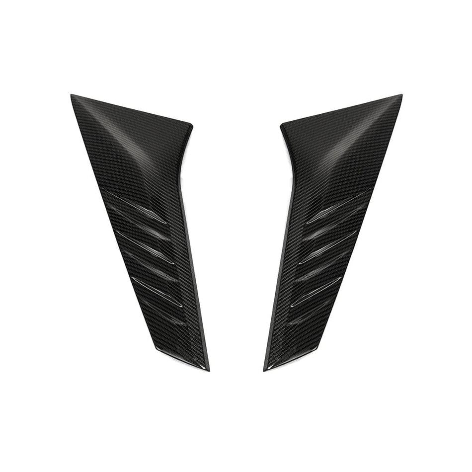 SOOQOO Misc. Exterior SOOQOO AUDI RS3 8Y Rear Window Fins In Prepreg Carbon Fiber
